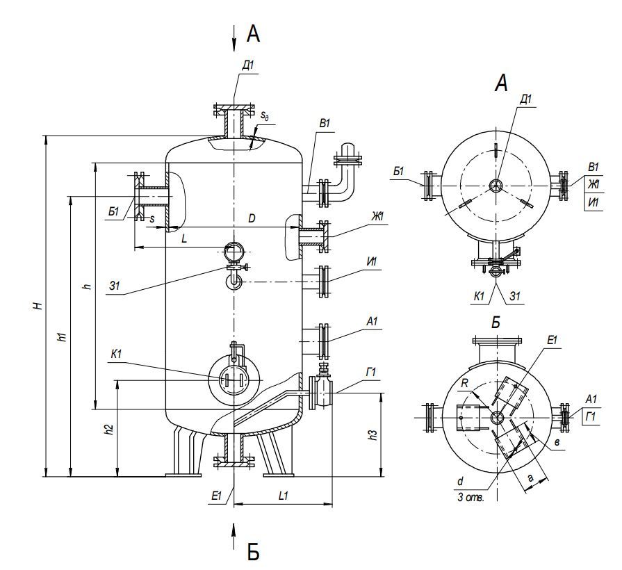 Чертеж В-3,2 м<sup>3</sup>